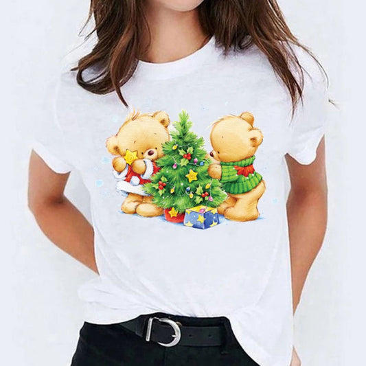 Tricou dama din bumbac 100% Cute 2 Ursuleti 3