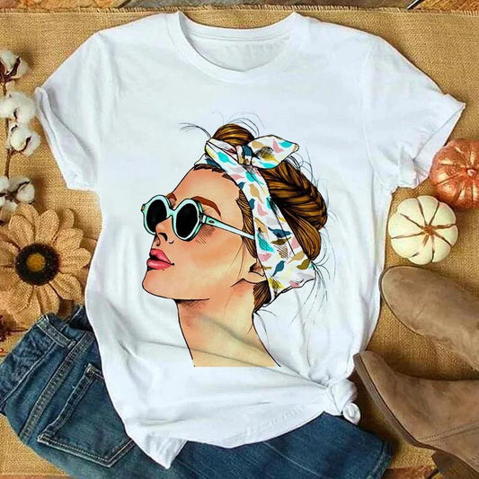 Tricou dama din bumbac 100% Girl Pop Up - Lichidare stoc
