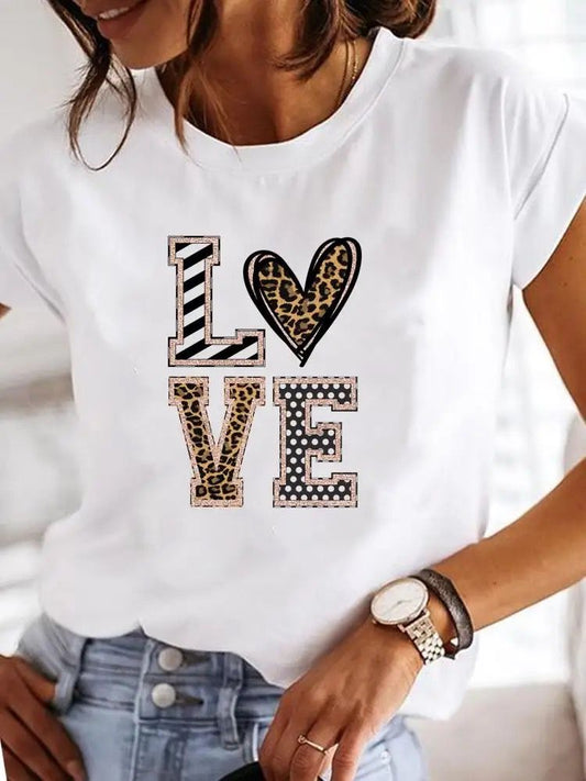 Tricou dama din bumbac 100% Love New