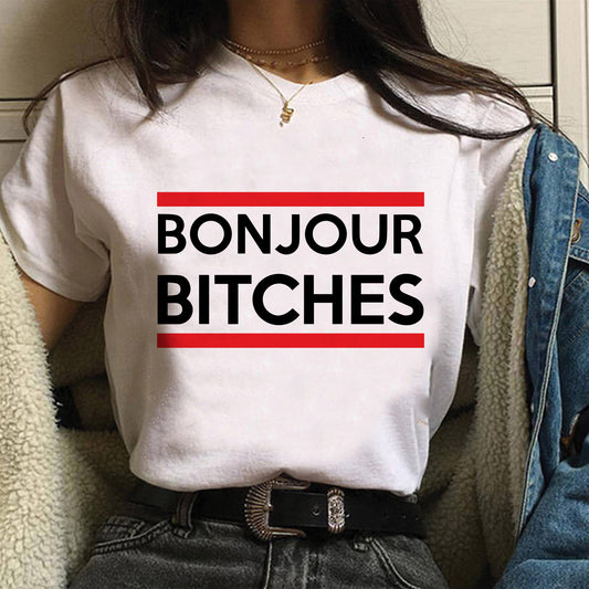 Tricou ( Bonjour Bitches ) (6583925702840)