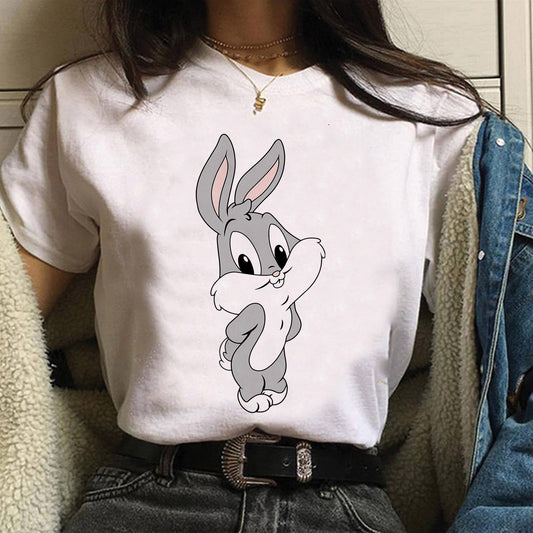 Tricou Bugs Bunny white (6583910072504)