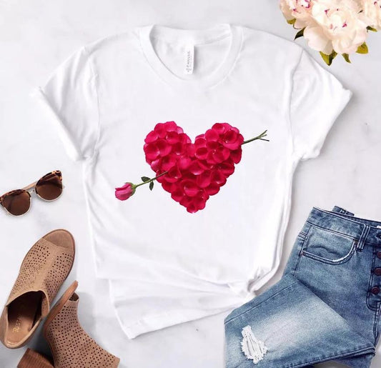 Tricou Roses Cupidon (6583910498488)