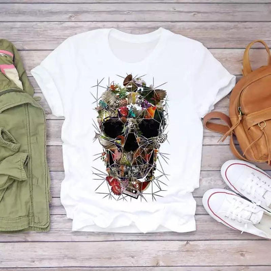 Tricou Mix Color Skull (6583907451064)