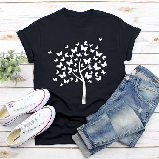 Tricou Negru Tree (6895390818488)